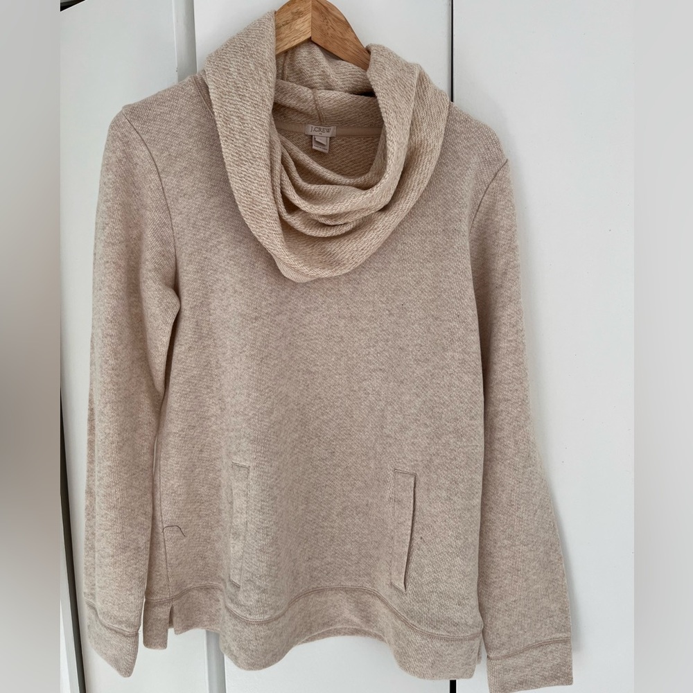 J Crew Cowl Neck Pullover- M NWT
